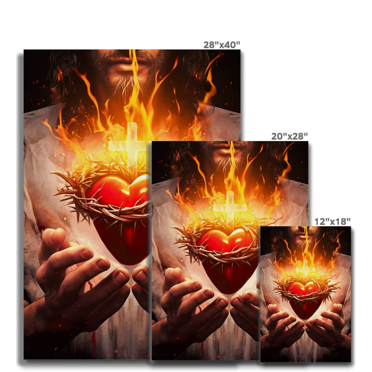 Heart of Divine Love Canvas