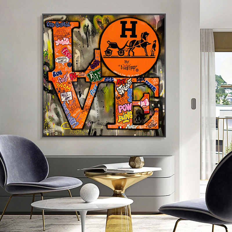Hermes Love Graffiti – Kanvasartkingdom