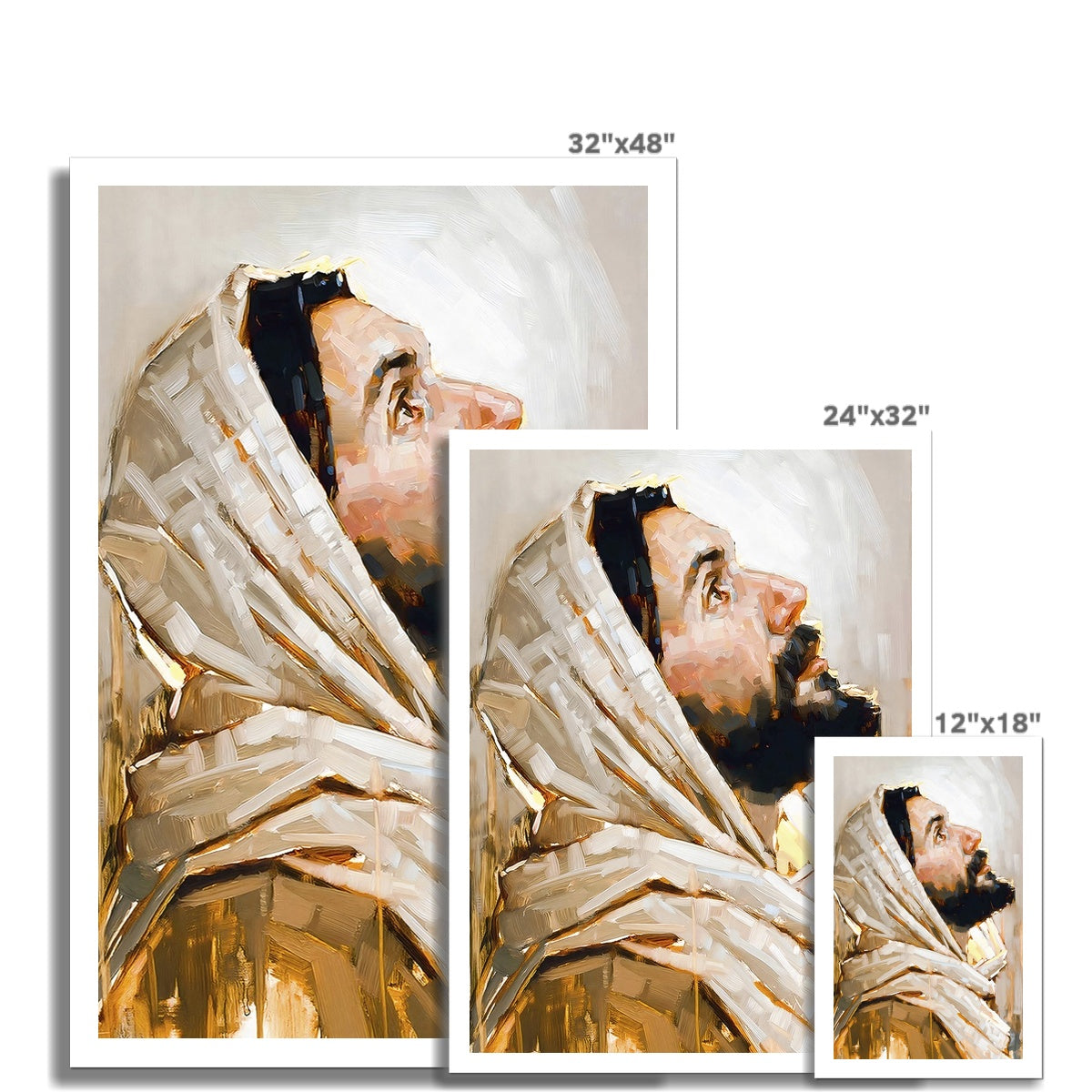 Heavenly Gaze Canvas Print