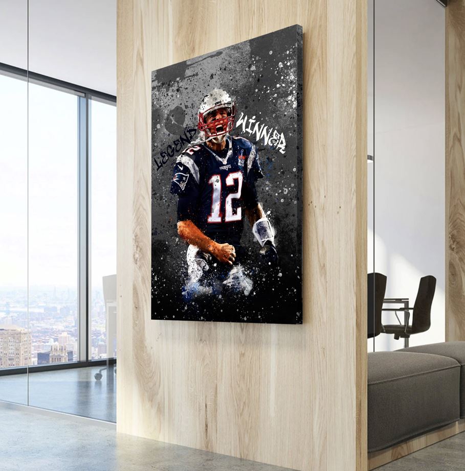 Tom Brady- Patriots black