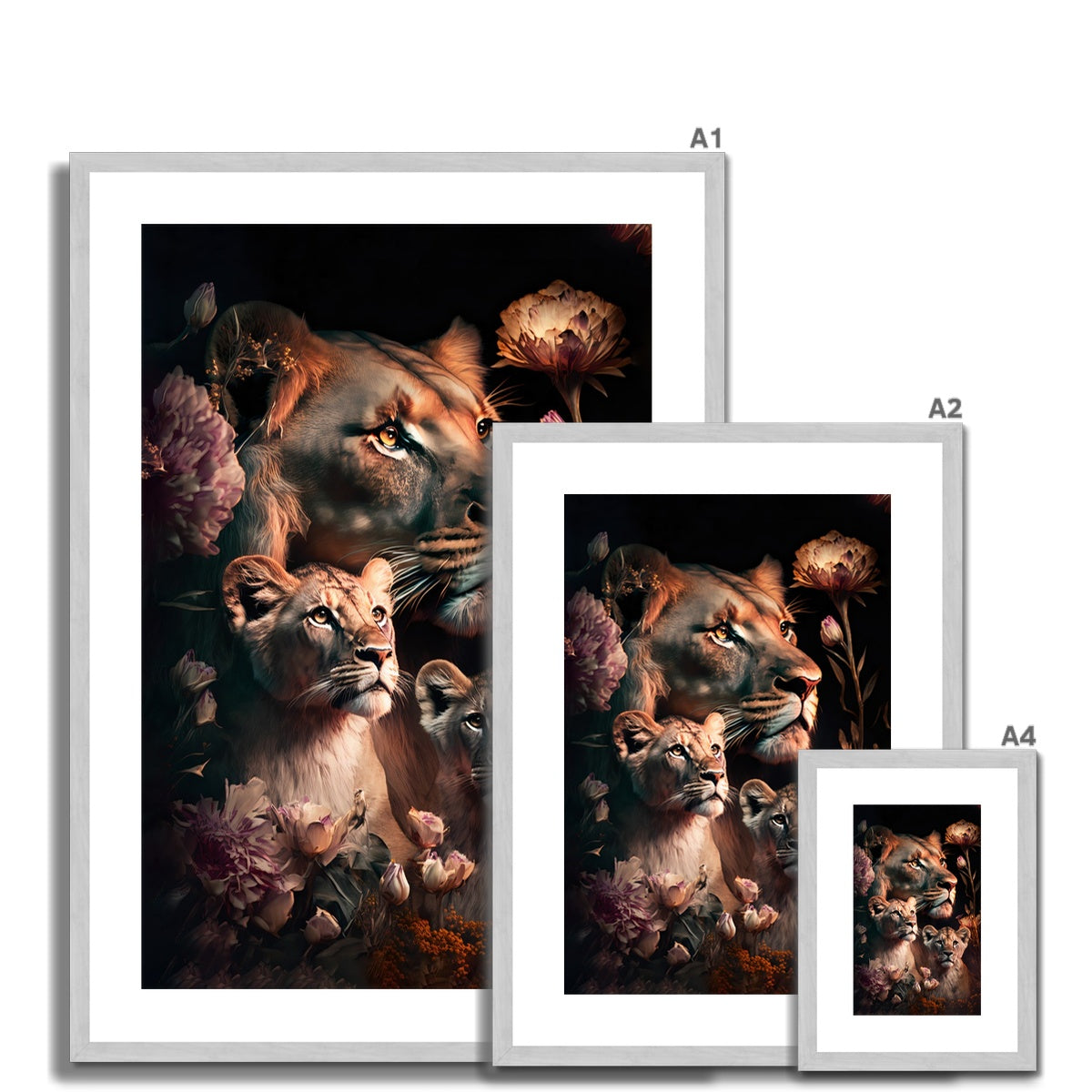 Royal Pride Antique Framed & Mounted Print