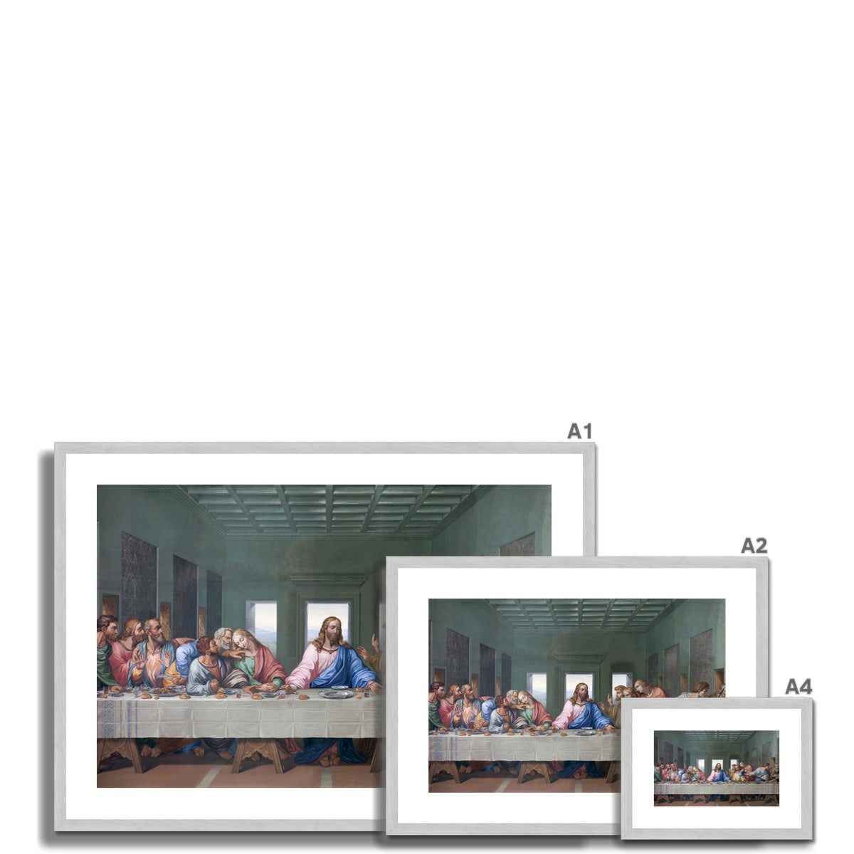 The Last Supper Antique Framed & Mounted Print