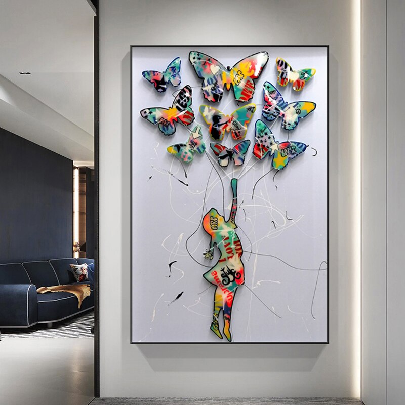 Butterfly Girl Canvas