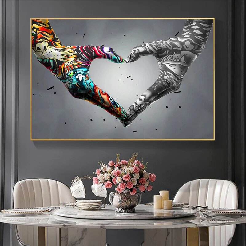 New Love Graffiti canvas