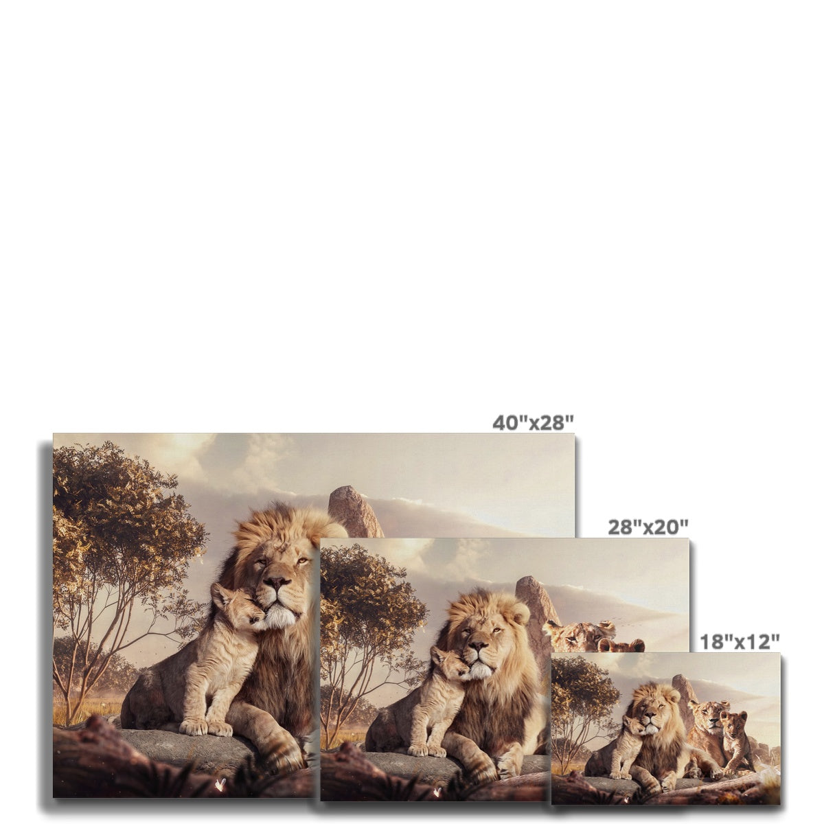 Kings of the Wild Canvas