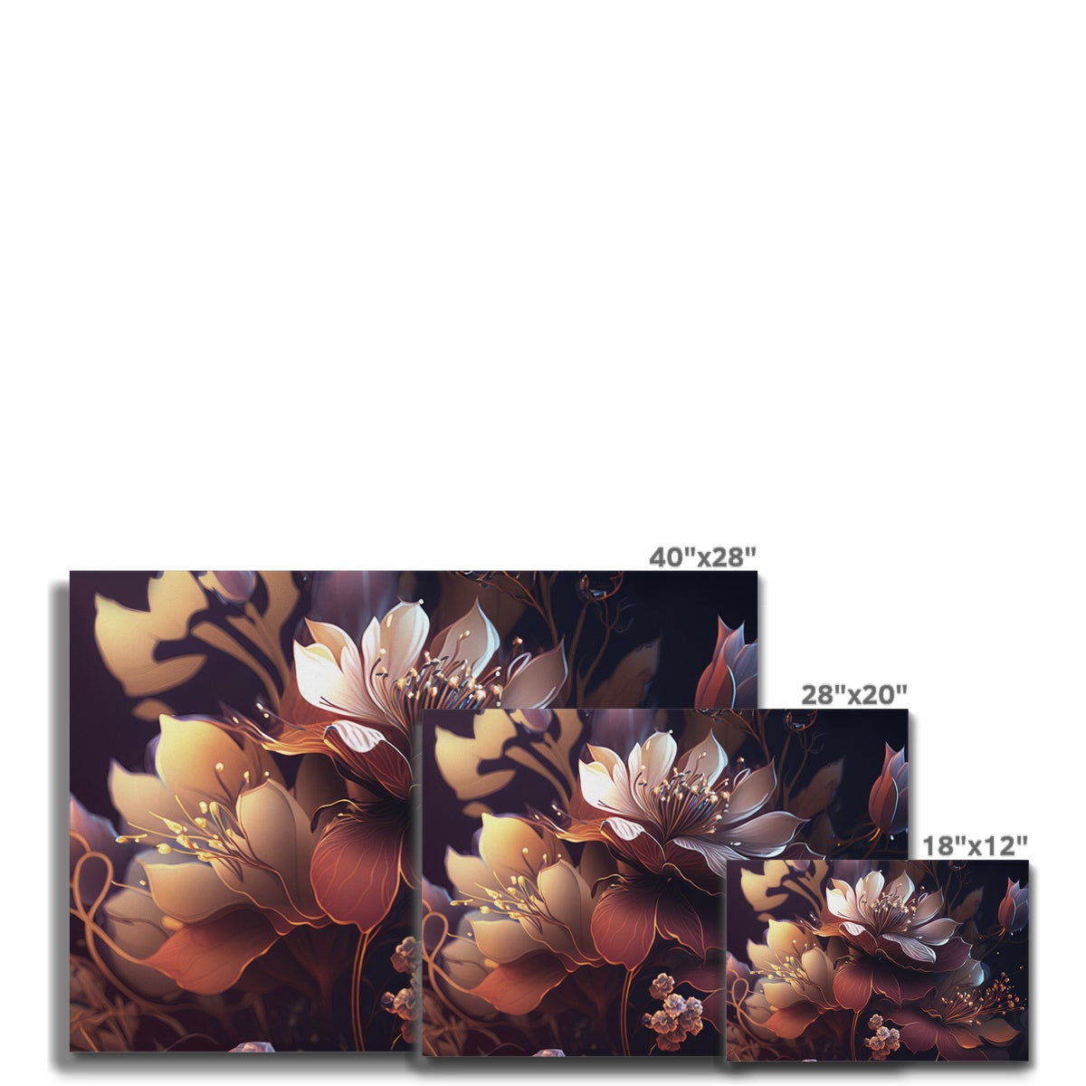 Midnight Garden Canvas
