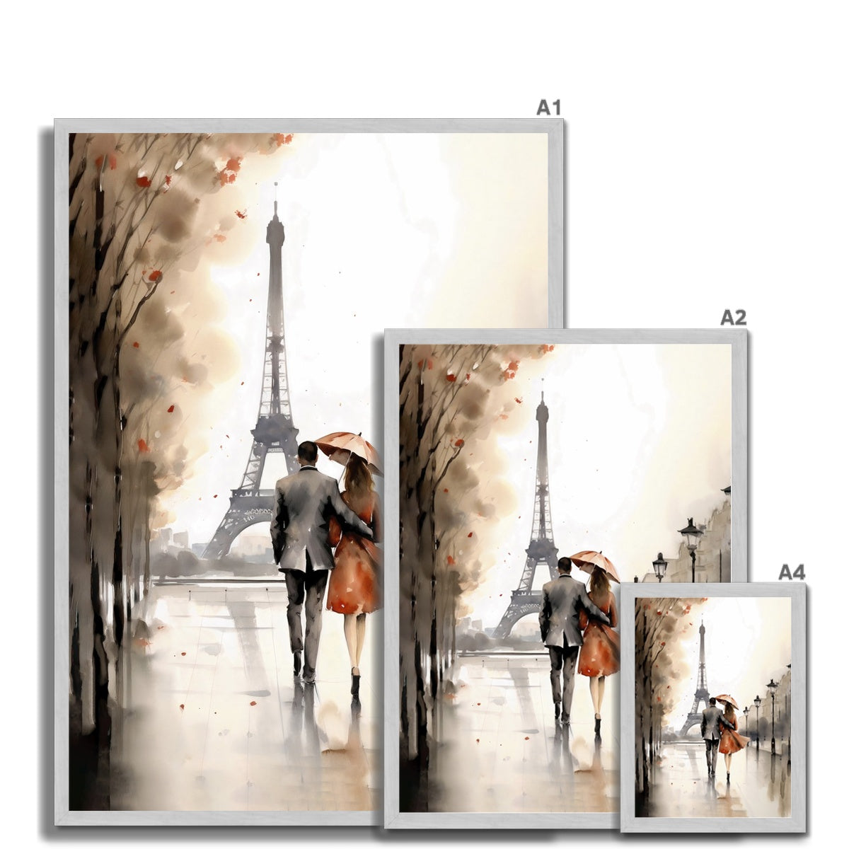 Paris Antique Framed Print