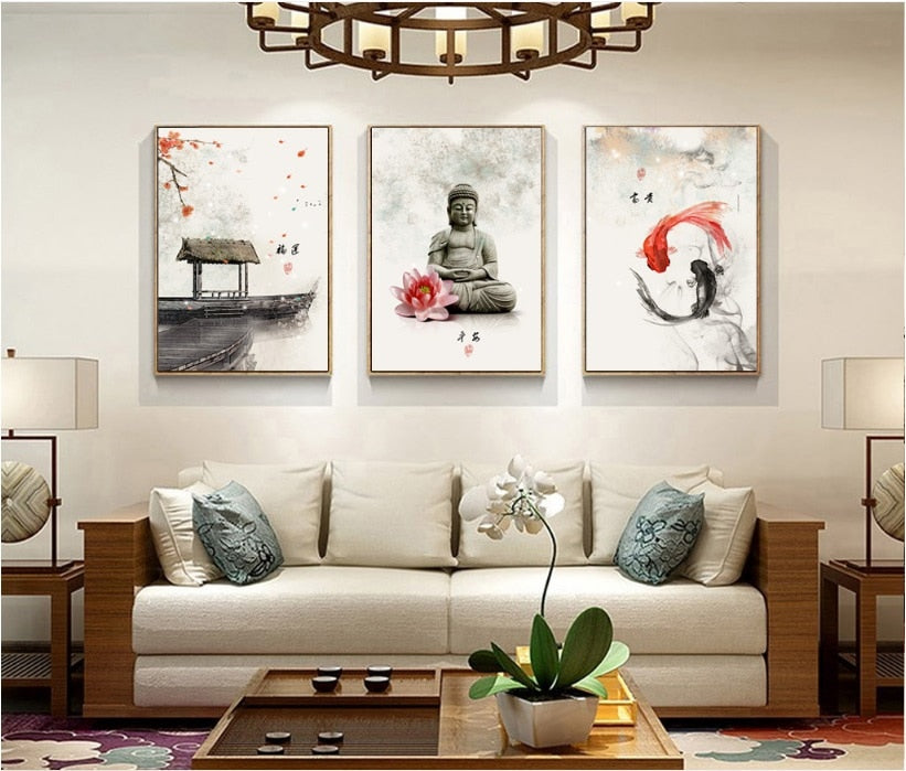 Japanese style canvas prints