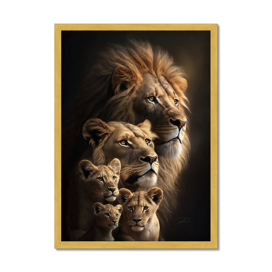 Lion's Heritage Antique Framed Print