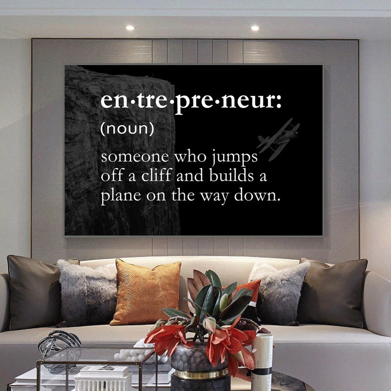 Entrepreneur Quote canvas