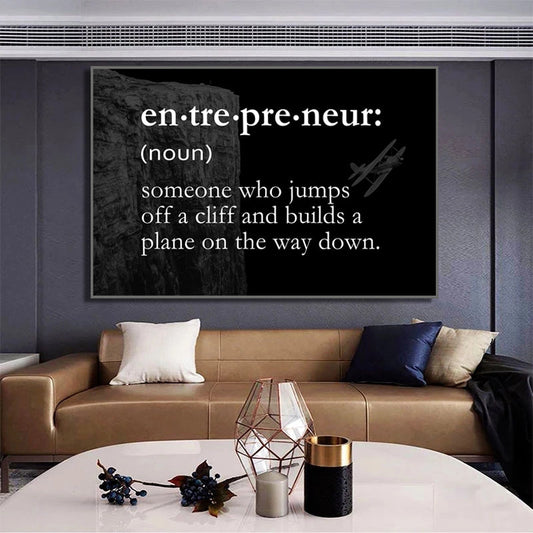 Entrepreneur Quote canvas