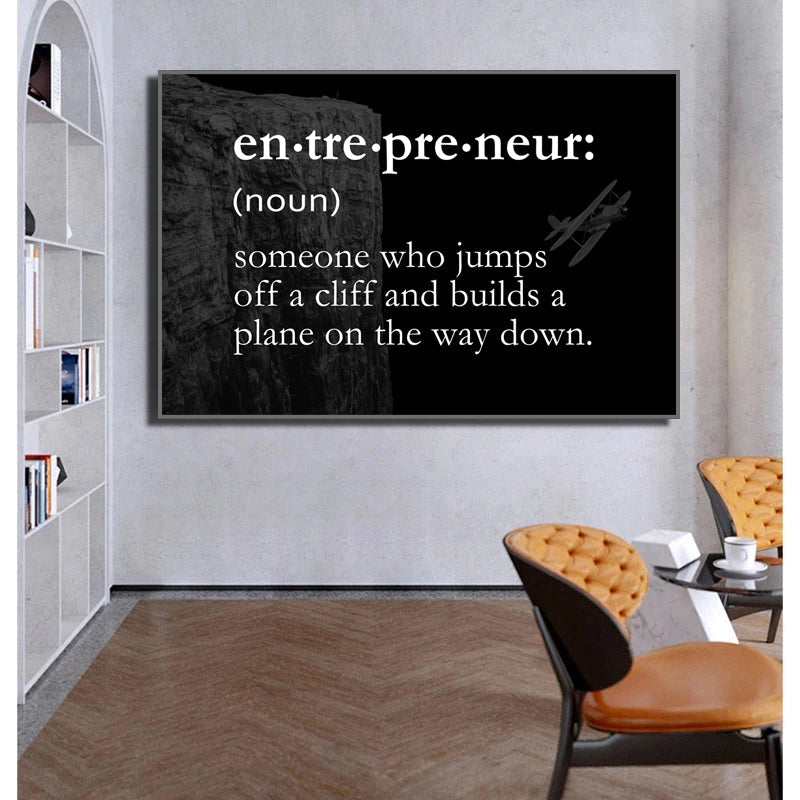 Entrepreneur Quote canvas