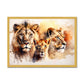 Watercolor Majesty Antique Framed Print
