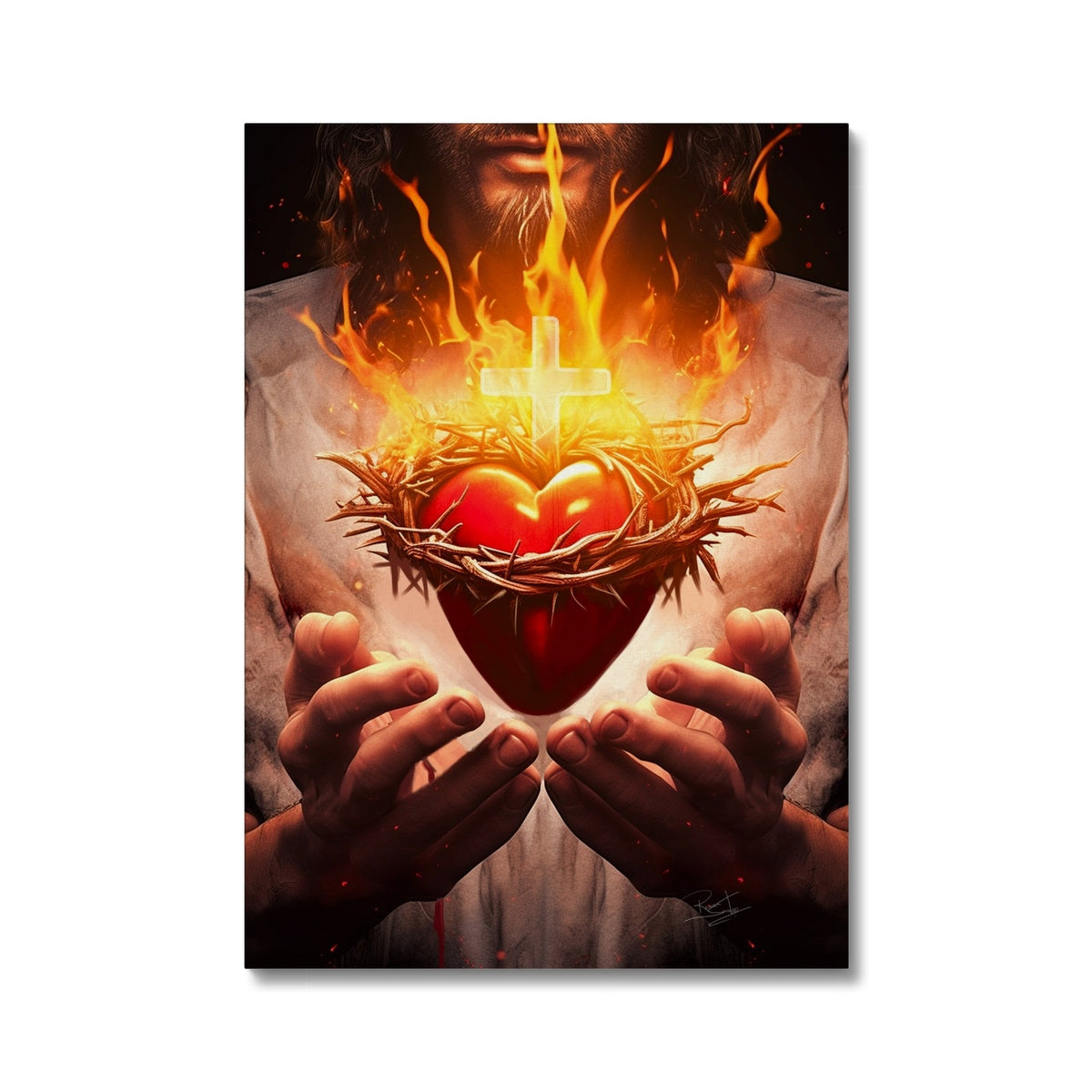 Heart of Divine Love Canvas