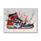 Jordan 1 OG Graffiti Antique Framed Print