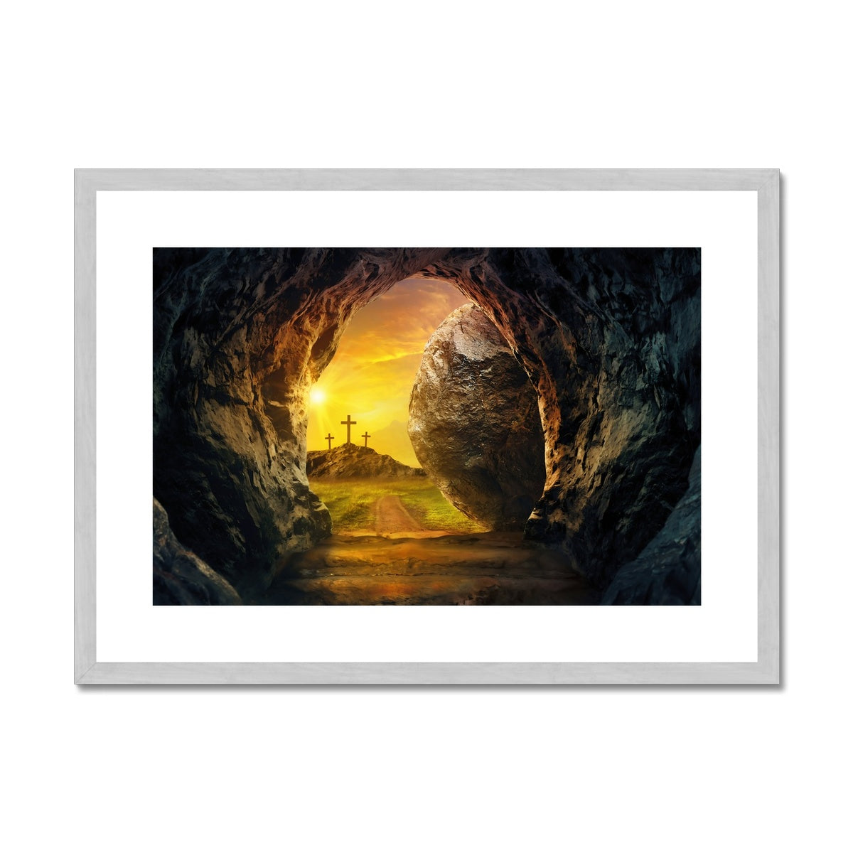 Sunrise of Salvation Antique Framed & Mounted Print