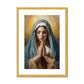 Mary's Devotion Antique Framed & Mounted Print