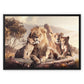 Kings of the Wild Float Framed Canvas