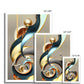 Golden Swirl Canvas Print