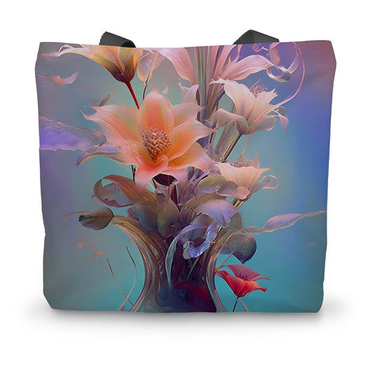 Flower Vase Canvas Bag