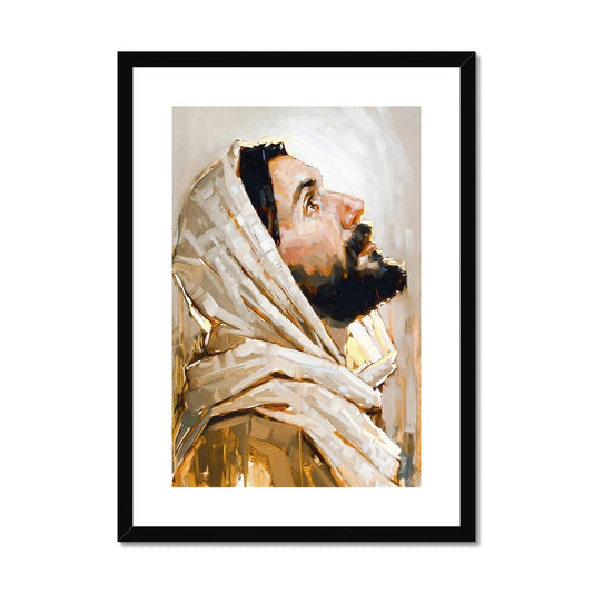 Heavenly Gaze Framed & Mounted Print