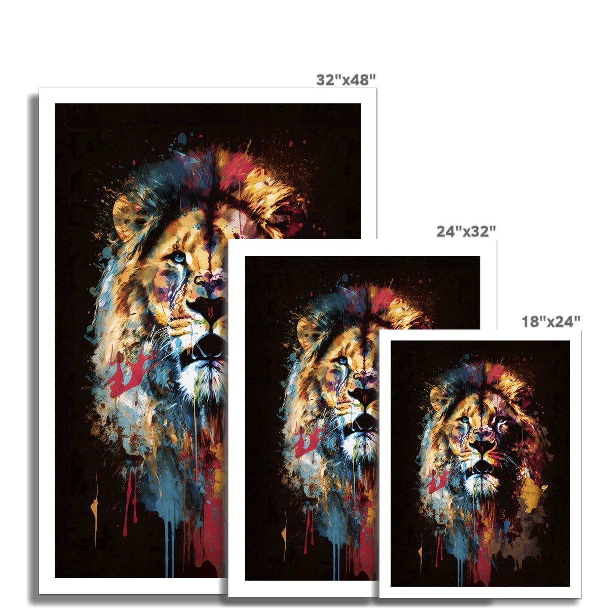 The Artful Roar Canvas Print