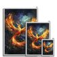 Rise of the Phoenix Antique Framed Print