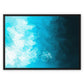 Blue Abyss Float Framed Canvas
