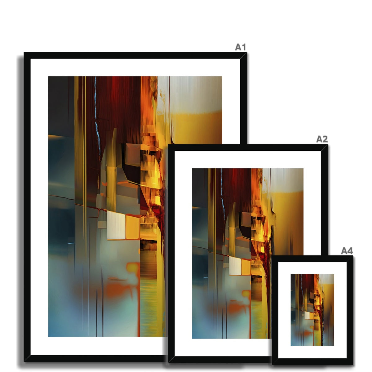 Urban Resonance Framed & Mounted Print