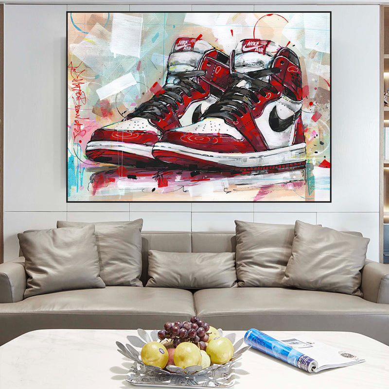 Jordan 1 OG High top watercolour canvas