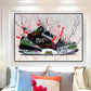 Jordan 3 Black Cement GRAFFITI CANVAS