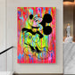 Micky Splash graffiti canvas