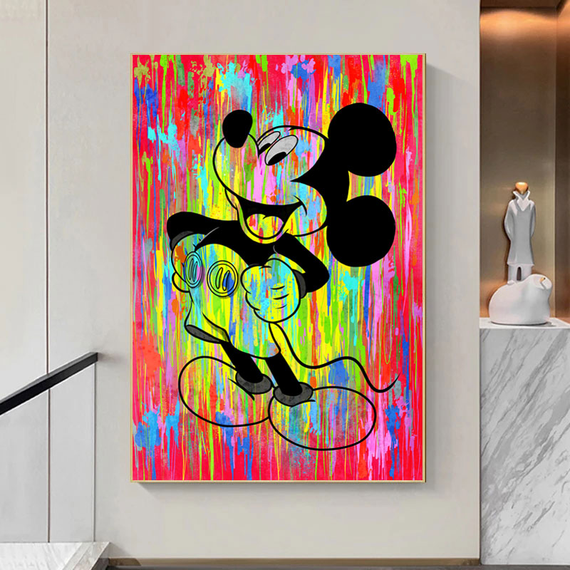 Micky Splash graffiti canvas