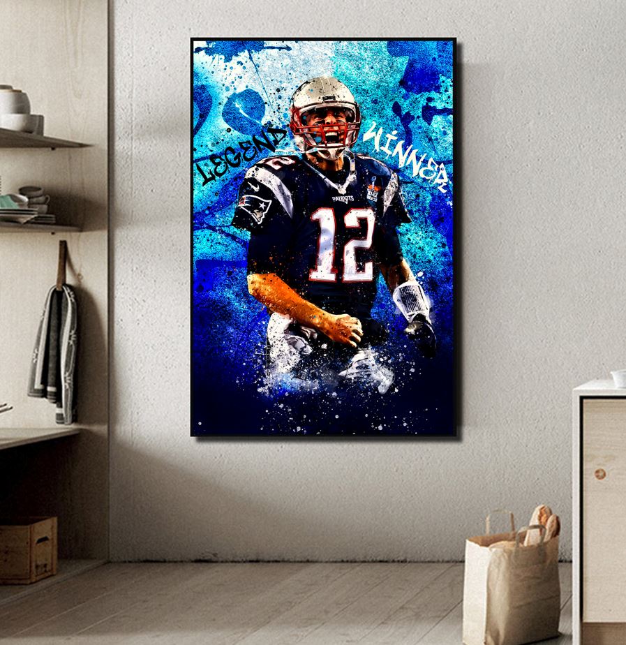 Tom Brady- Patriots blue