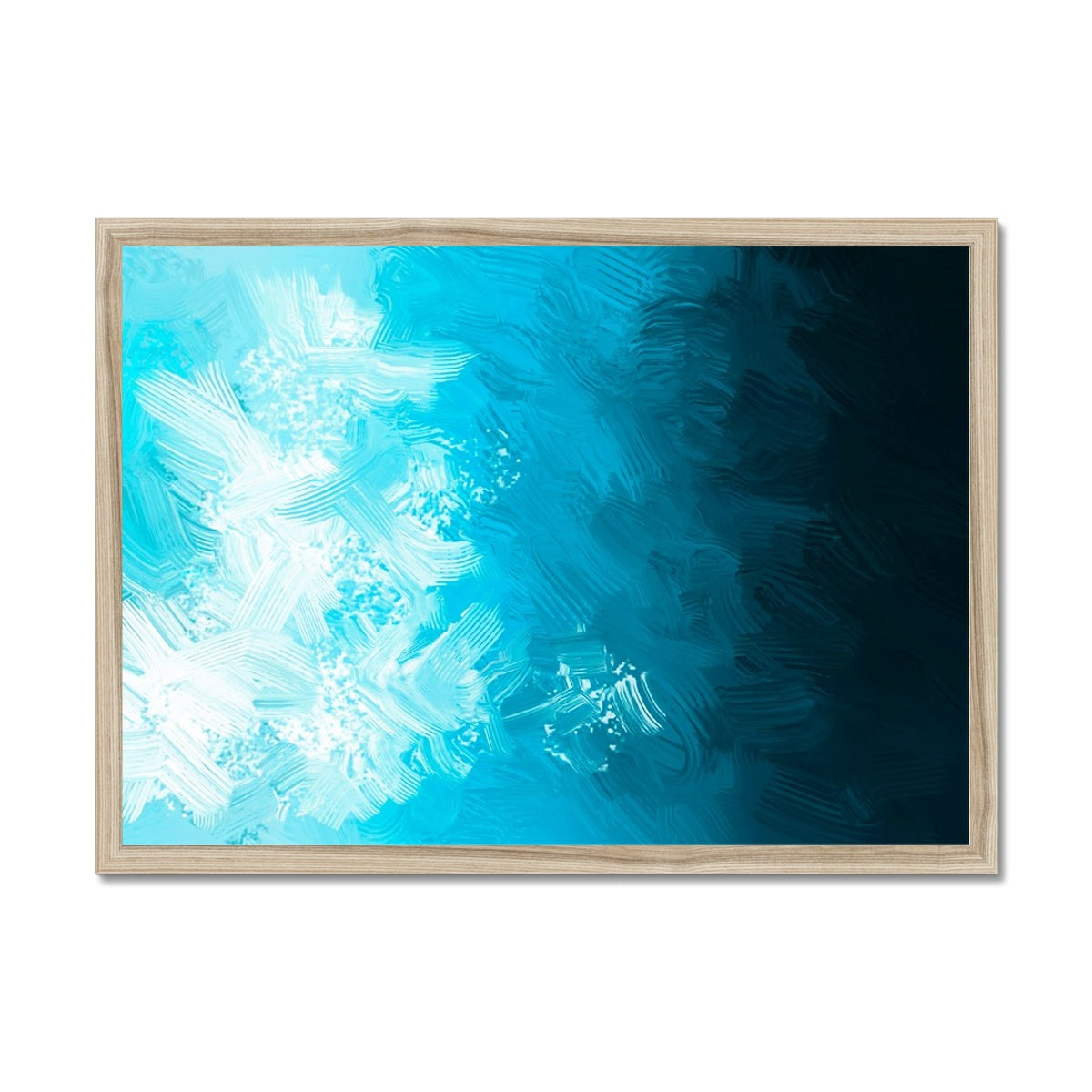 Blue Abyss Framed Print