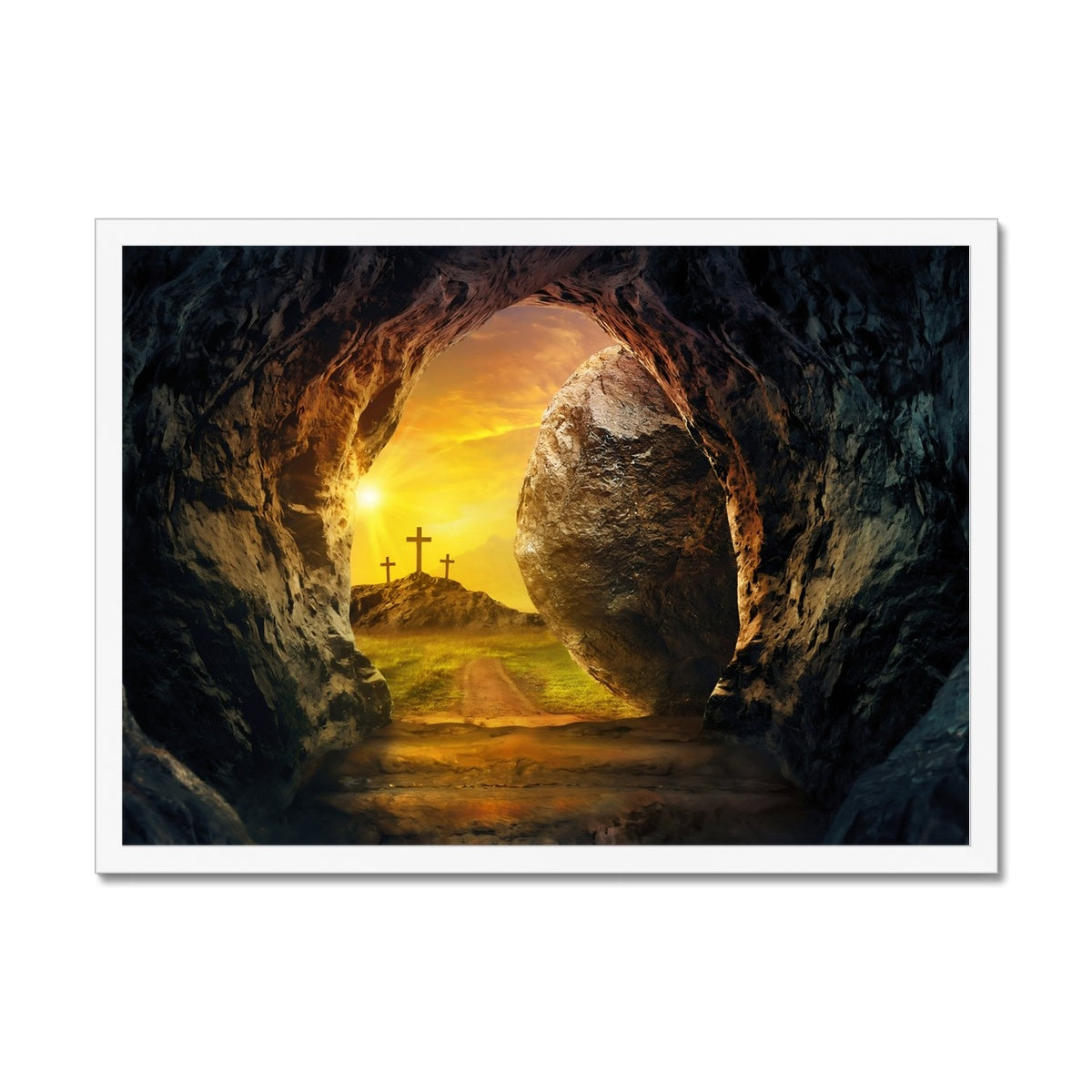 Sunrise of Salvation Framed Print