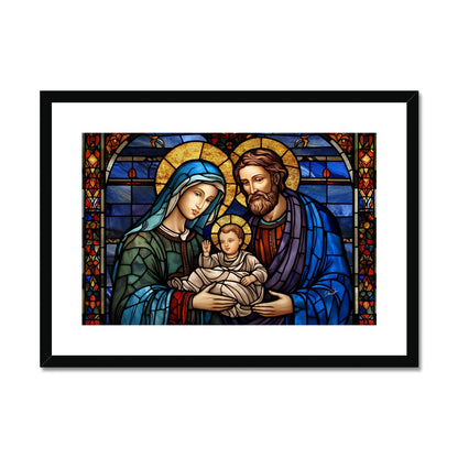 The Holy Family Framed & Mounted Print