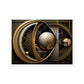 Golden Geometry Canvas Print