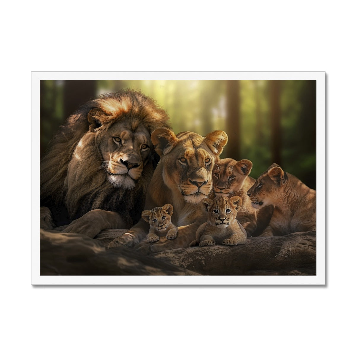 Kings and Cubs Framed Print