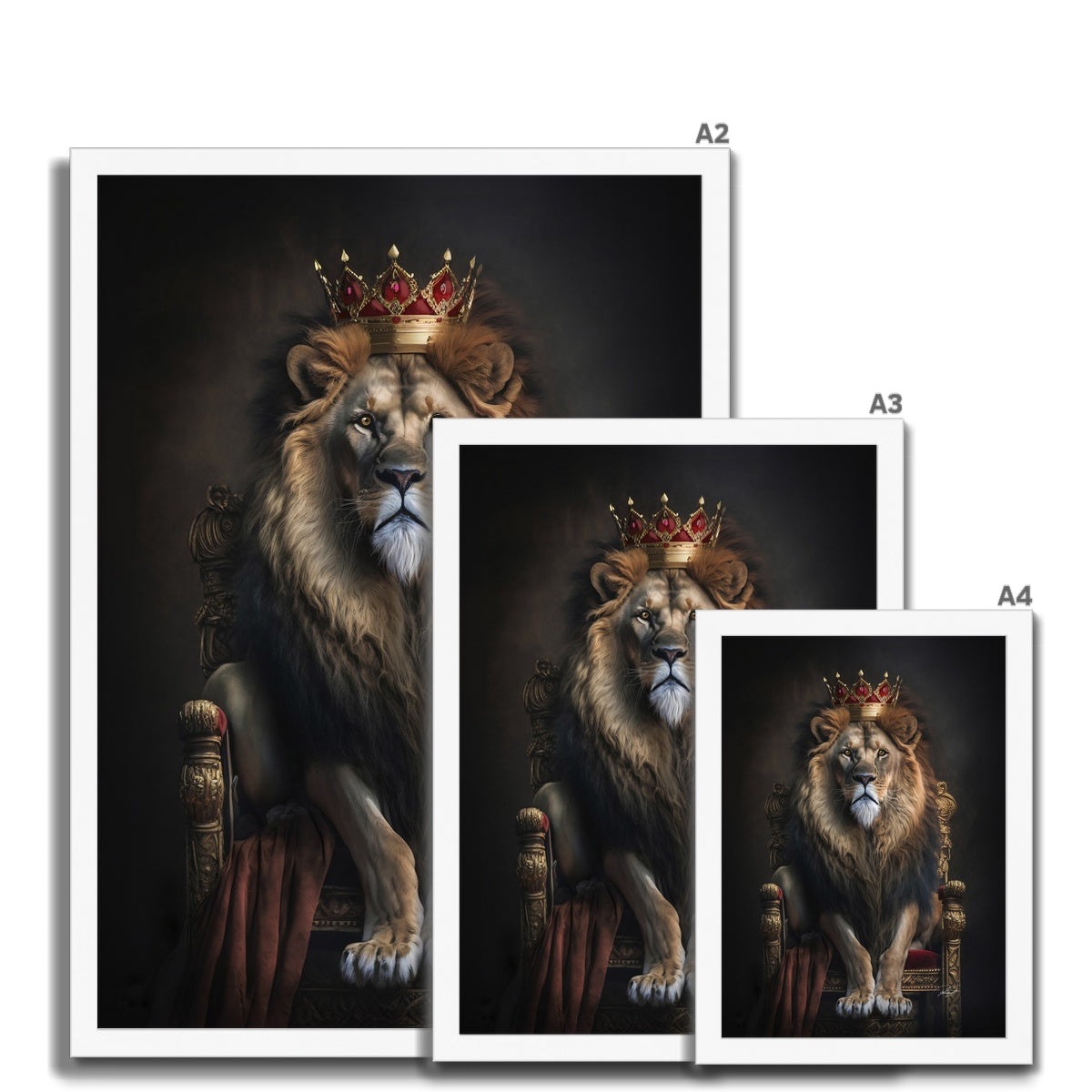 The King Framed Print