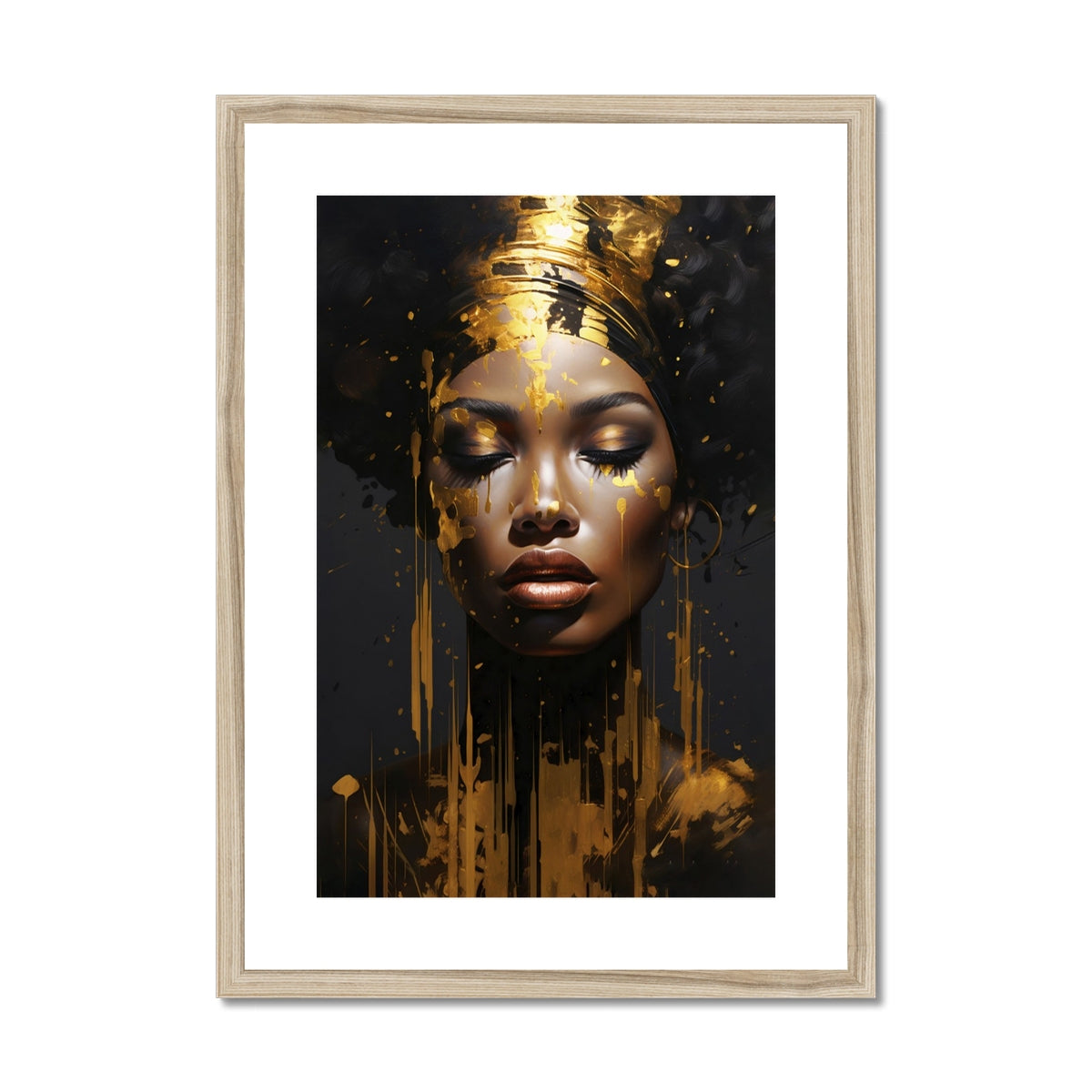 Golden Women Framed & Mounted Print