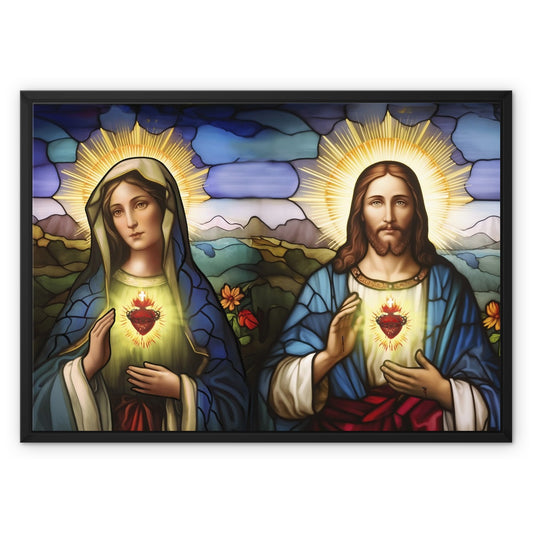 Holy Grace Float Framed Canvas