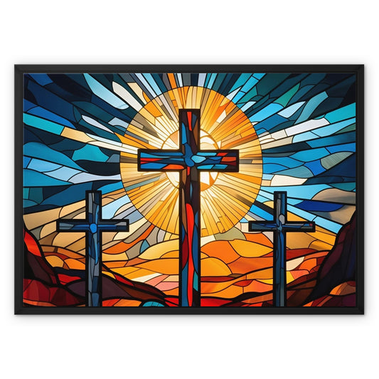 Illumination of Faith Float Framed Canvas
