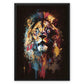 The Artful Roar Float Framed Canvas