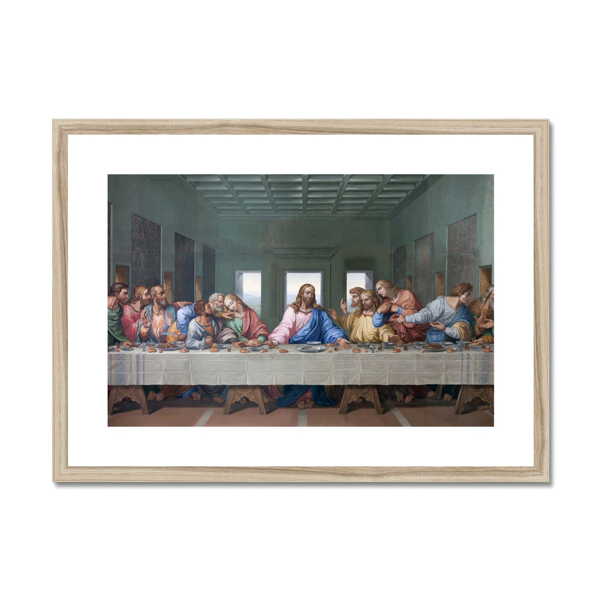 The Last Supper Framed & Mounted Print