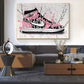 Pink Jordan 1 OG Graffiti Canvas