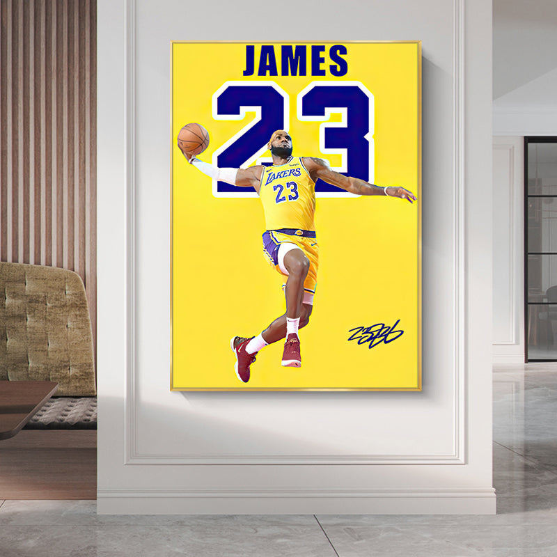 James 23 Canvas