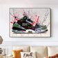 Jordan 3 Black Cement GRAFFITI CANVAS