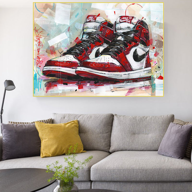 Jordan 1 OG High top watercolour canvas