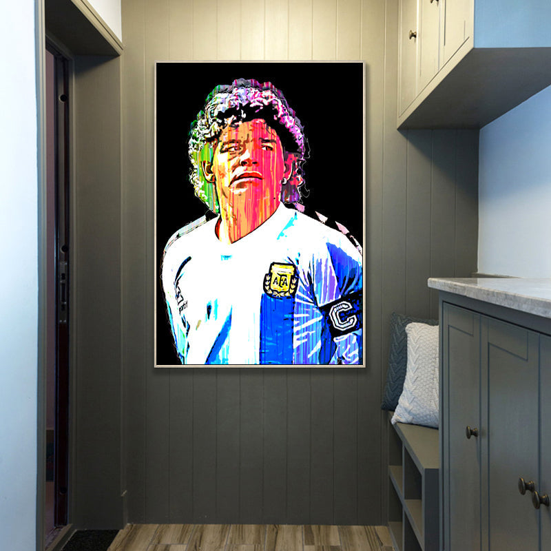 Diego Maradona Dripping graffiti